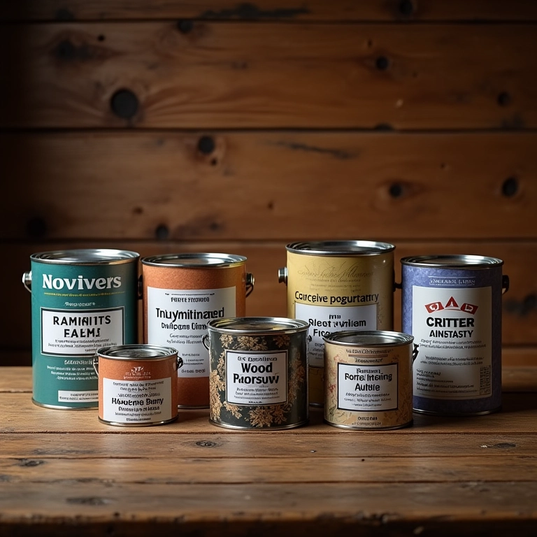 Tintas inadequadas para uso em capelinha de madeira.