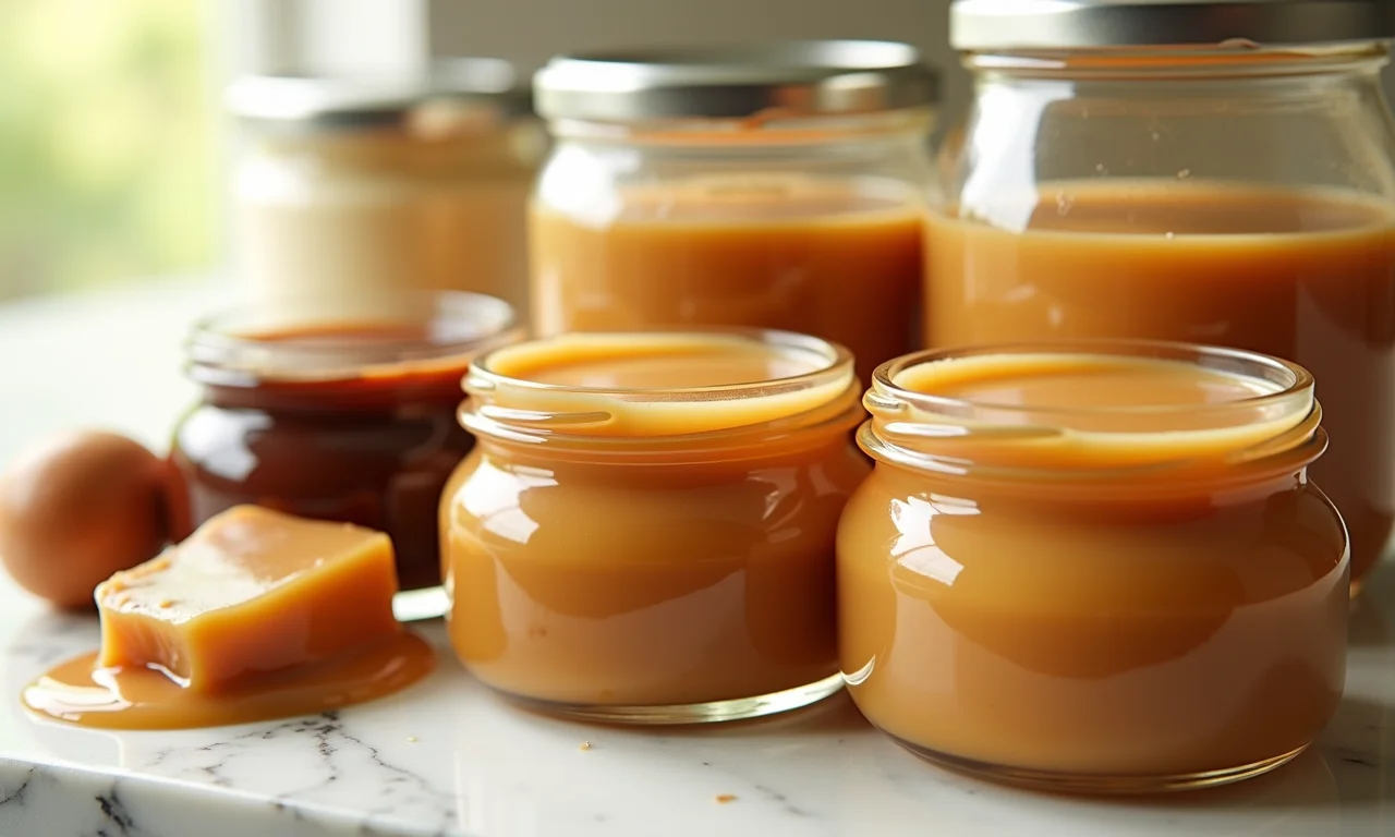 Tipos de doce de leite para o recheio.