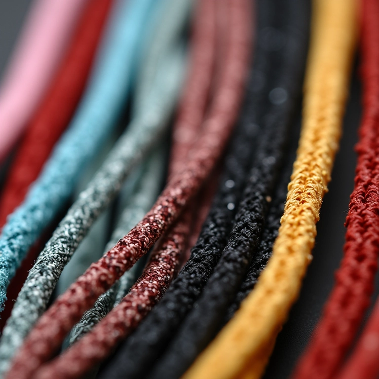 Tipos de fio para pulseiras de pedras: elástico, nylon, arame.