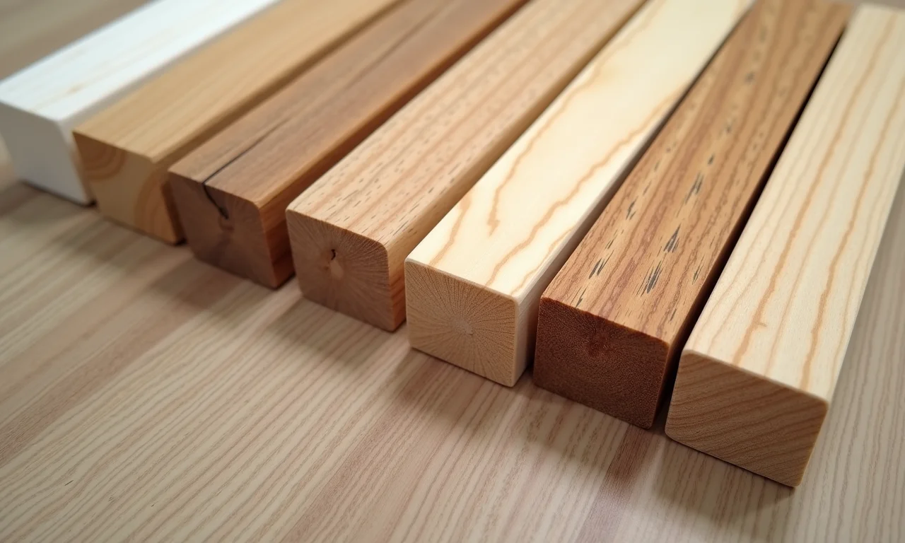 Tipos de madeira mais indicados para fazer uma cama infantil, destacando a durabilidade.