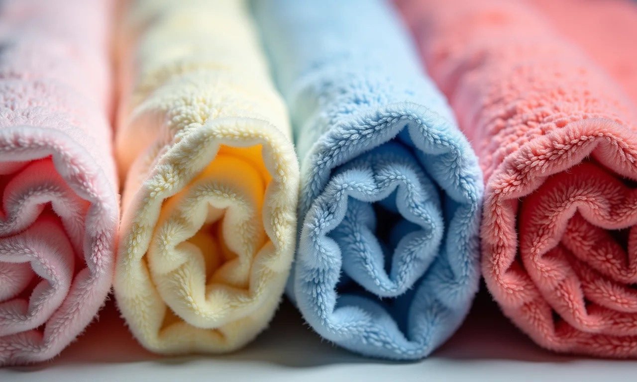 Tipos de toalha para fazer a flor.