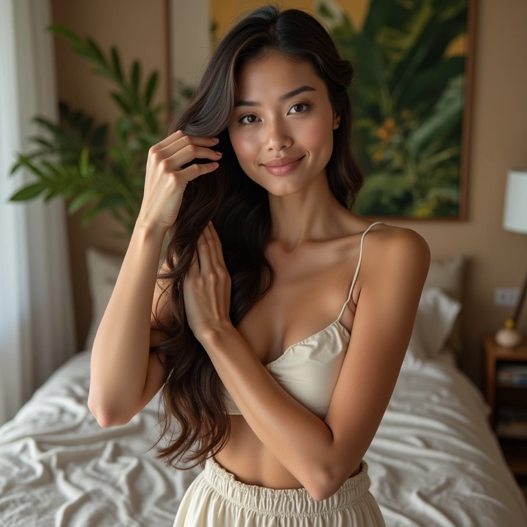 Umectação com óleo de coco