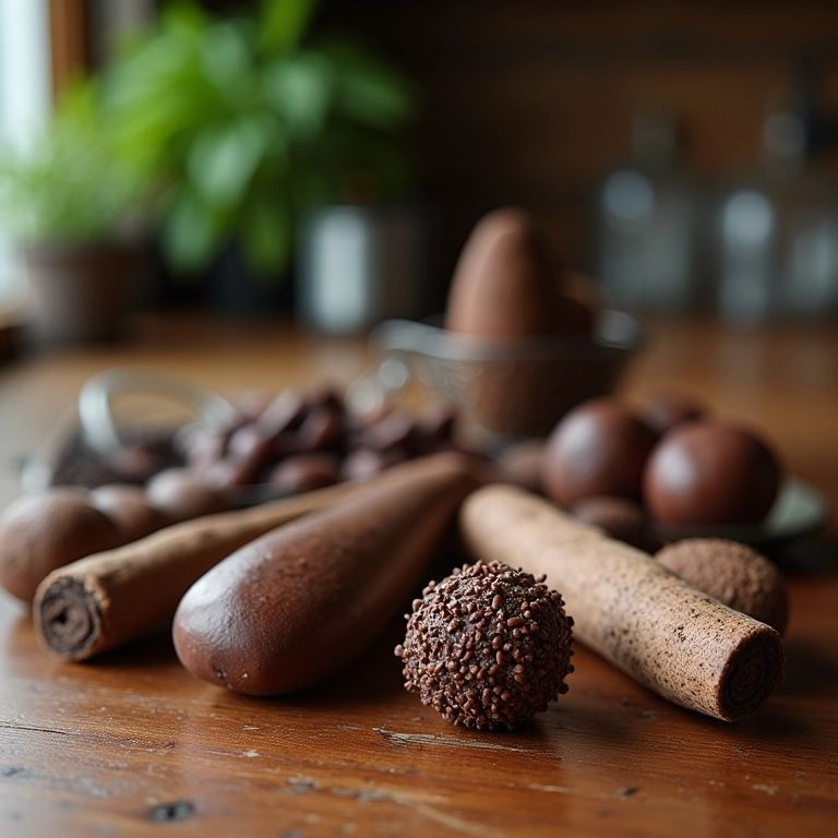 Utensílios para fazer brigadeiro.