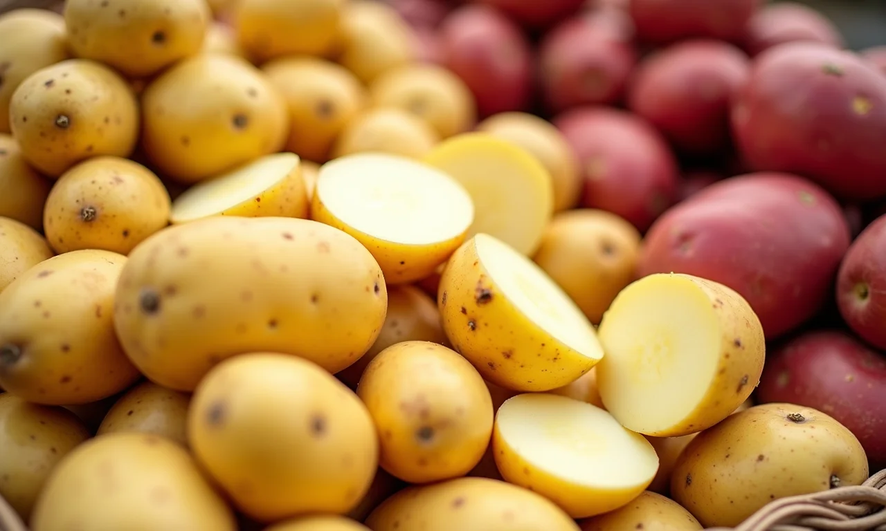 Variedade de batatas para rösti.
