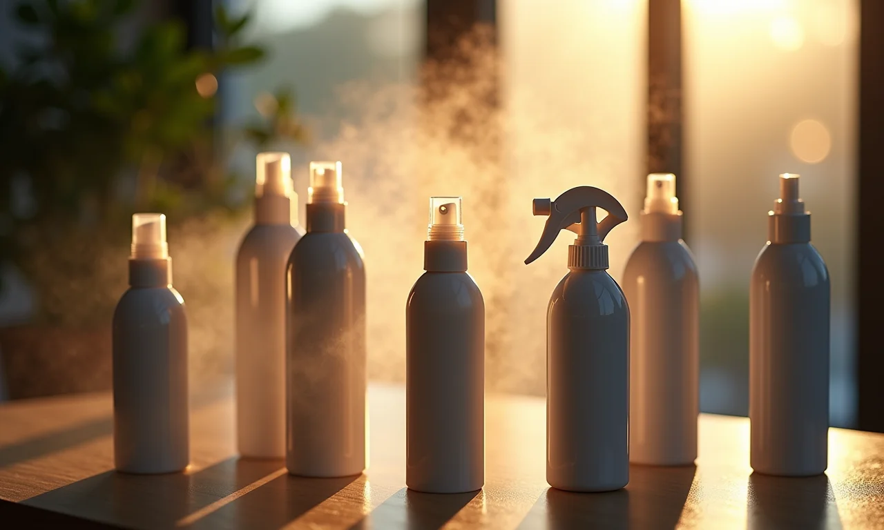 Variedade de fixadores de cabelo leves em um cenário brasileiro.