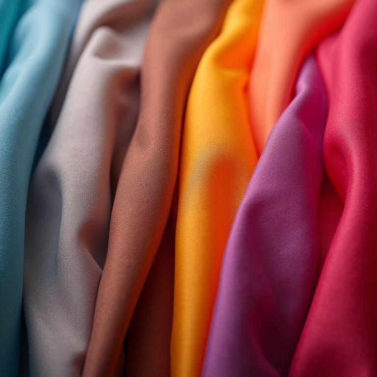 Variedade de meias de seda para tiaras de bebê.