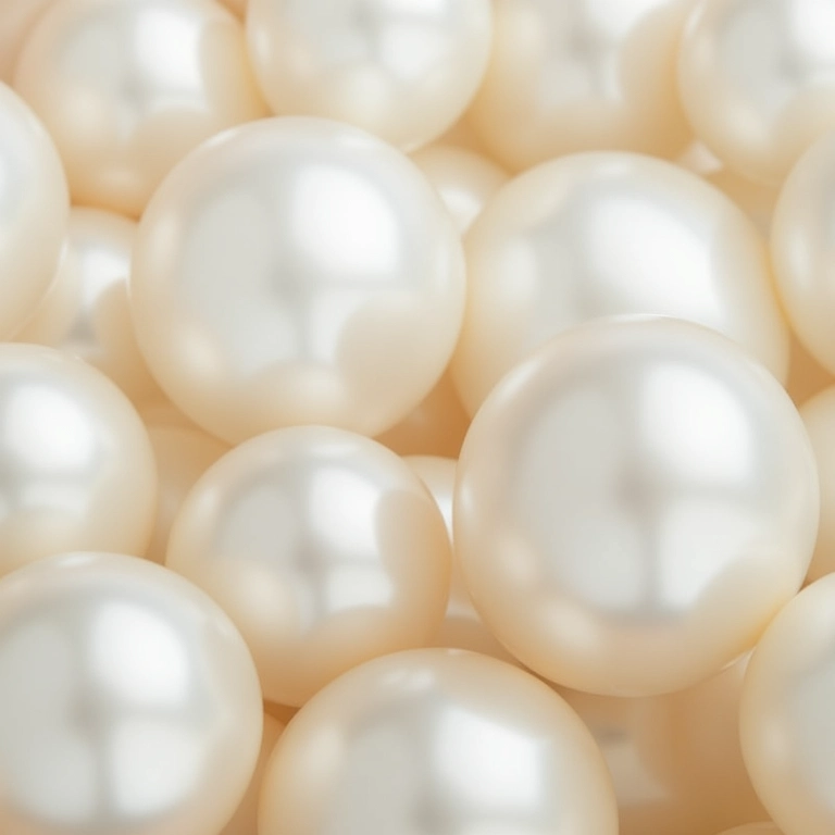 Variedade de pérolas para colar.