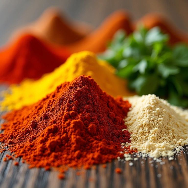 Variedade de temperos para realçar o sabor da Carne Louca.