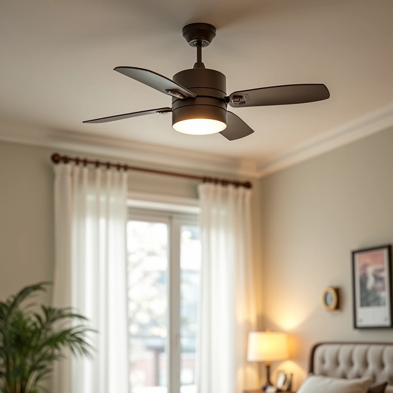 Ventilador de teto Loren Sid Pérola