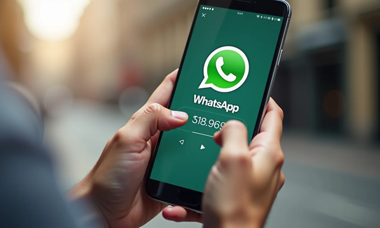 Verificação do número no WhatsApp.