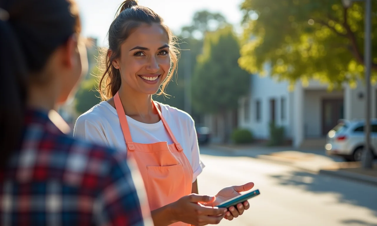 Voluntário em ação, representando informações adicionais.