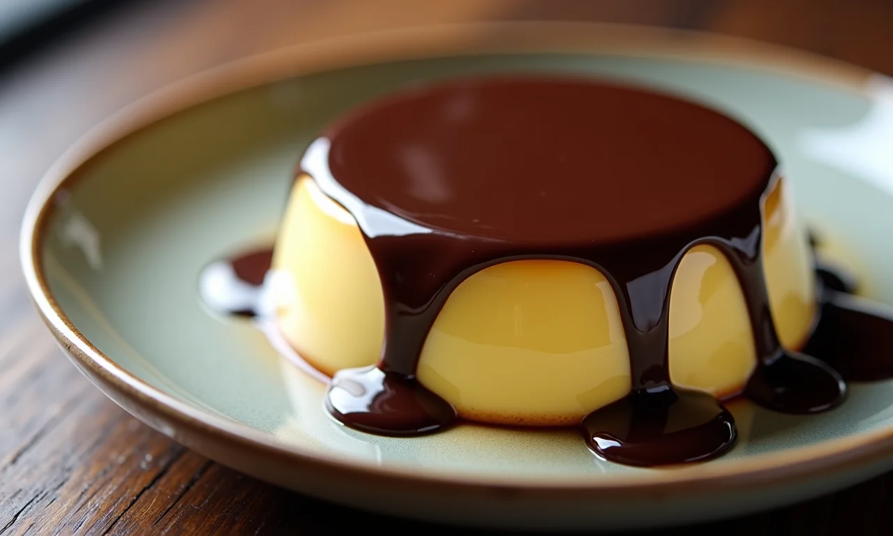 Zabaione com chocolate.