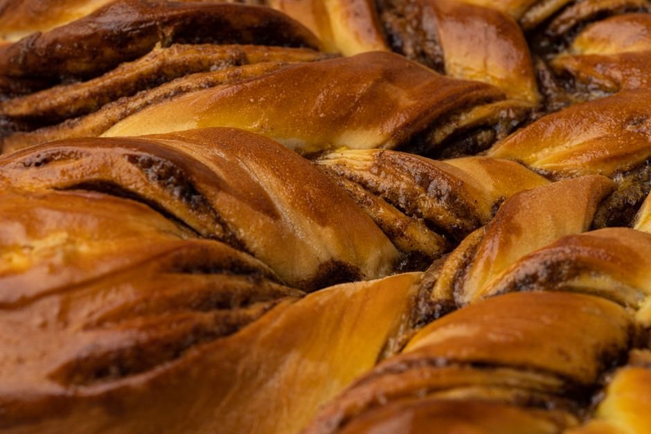 Pão doce de canela